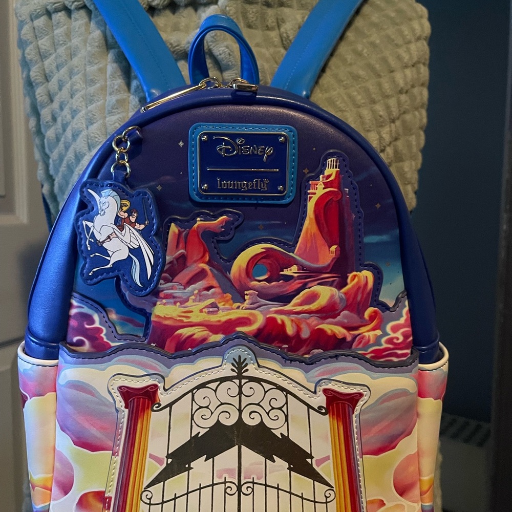 Disney Hercules Mount Olympus Gates Mini Backpack from Loungefly